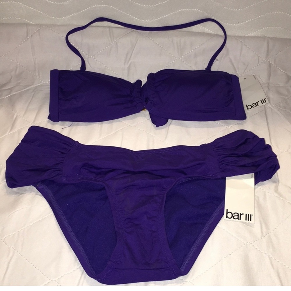 Bar lll Women’s Bandeau Halter Bikini 👙. Size XSmall NWT